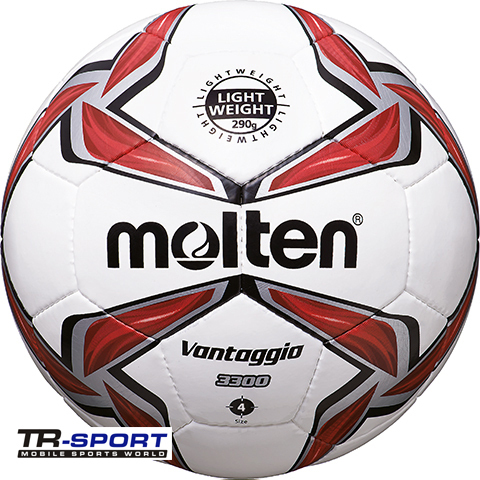 Molten Fußball F4V3329-R Leichtball 290g, Gr. 4